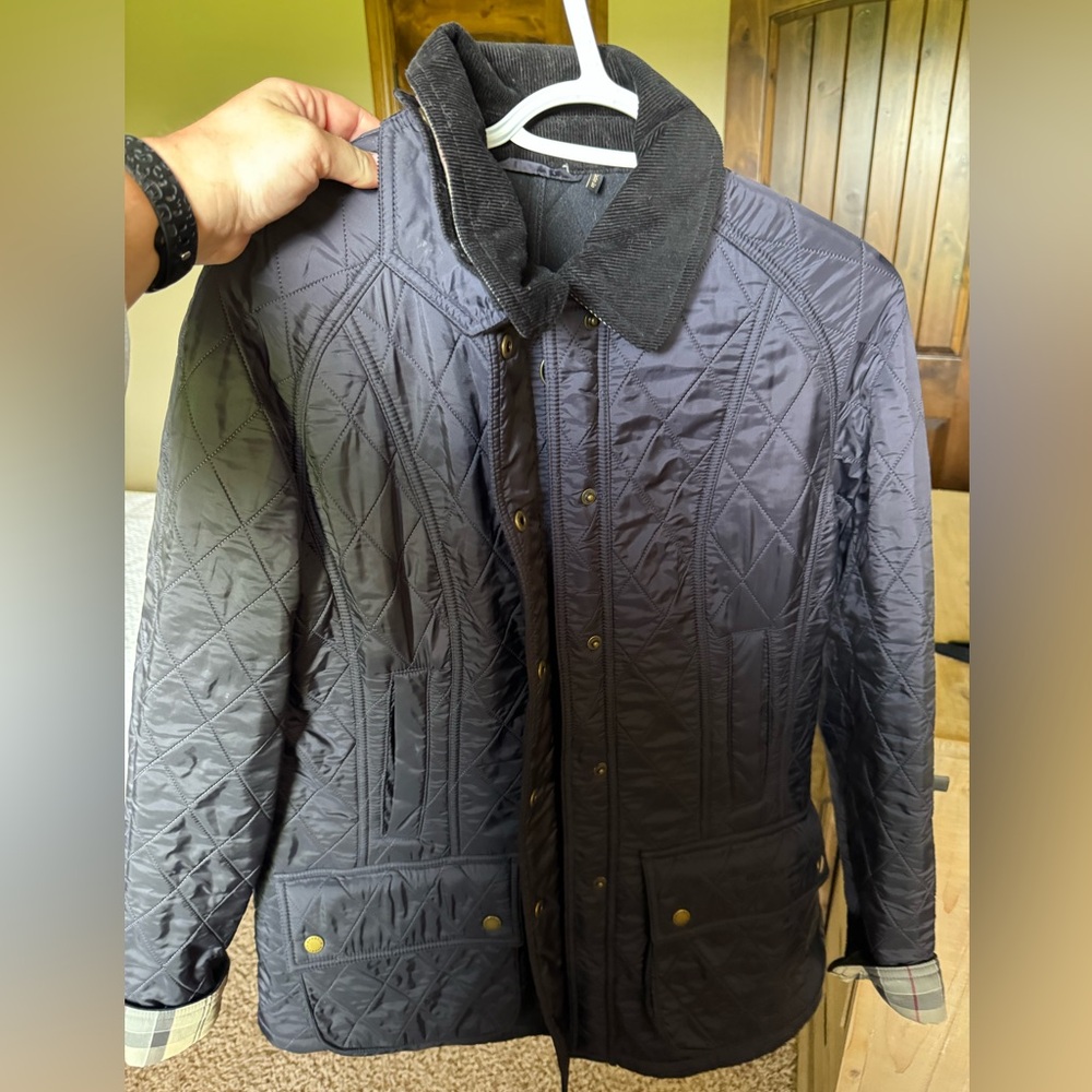 Navy Barbour Jacket